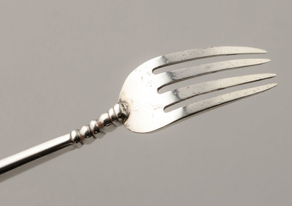 Rare Cape Silver Tubular Handled Konfyt Fork (1 of 2)